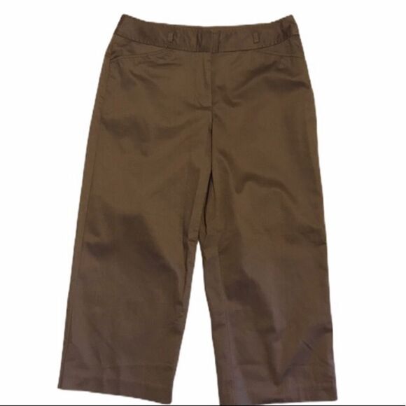 Worthington Size 6 Capris Light Brown - Picture 1 of 5